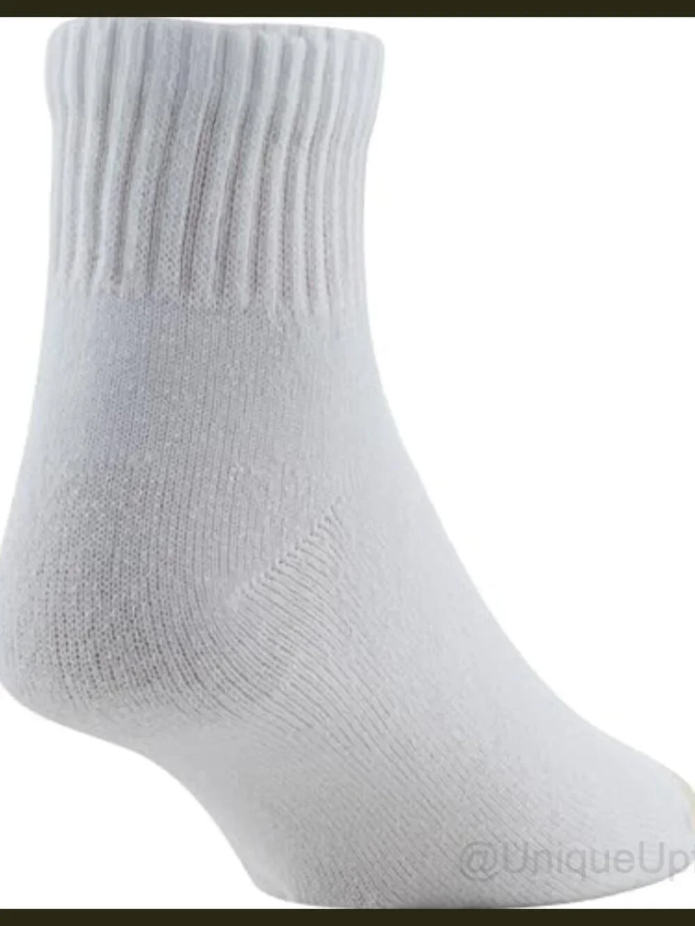Cotton Ankle Athletic Socks 6-Pair Pack, Shoe Sizes 12-16